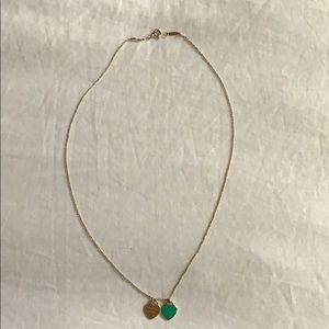💙 Tiffany Sterling Silver Two Heart Necklace 💙